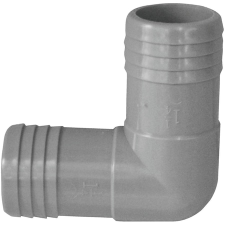 Boshart 1-1/4 In. 90 Deg. Polypropylene Insert Elbow 1/4 Bend UPPE-12
